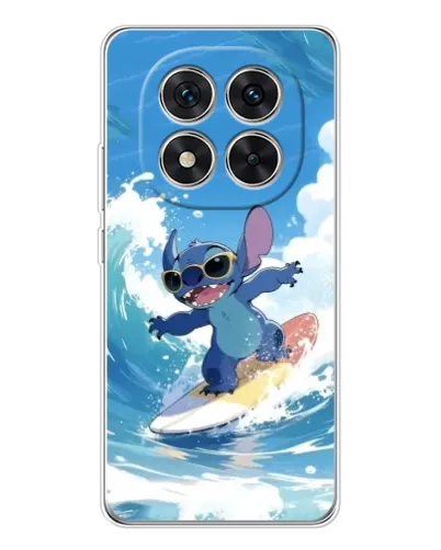 Чехол для Xiaomi Redmi Note 14 Pro Plus с картинкой «Стич на волне»
