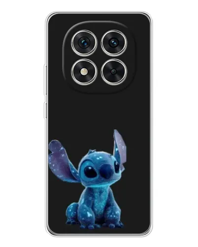 Чехол для Xiaomi Redmi Note 14 Pro Plus с картинкой «Стич на черном»