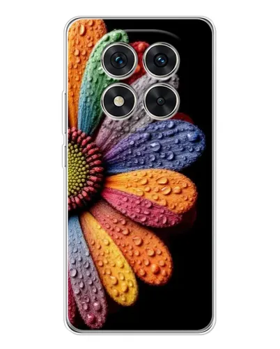 Чехол для Xiaomi Redmi Note 14 Pro Plus с картинкой «Радужный цветок»