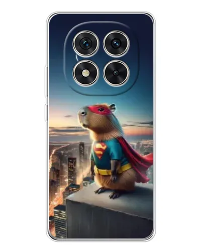 Чехол для Xiaomi Redmi Note 14 Pro Plus с картинкой «Капи-мен супергерой»