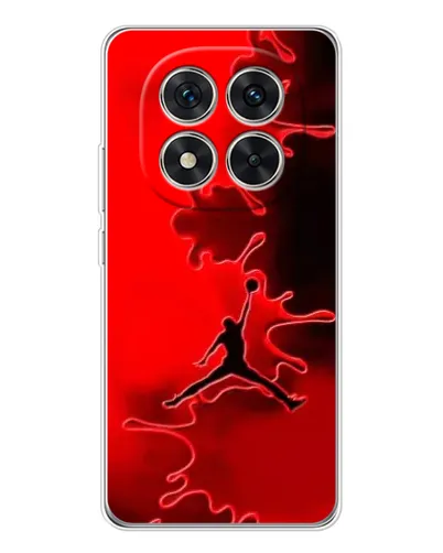 Чехол для Xiaomi Redmi Note 14 Pro с картинкой «Jordan Red Smoke»