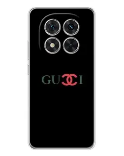 Чехол для Xiaomi Redmi Note 14 Pro с картинкой «Gucci — красный градиент»