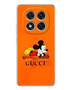 Чехол для Xiaomi Redmi Note 14 Pro с картинкой «Микки Маус Gucci — оранж» Чехол для Xiaomi Redmi Note 14 Pro с картинкой «Микки Маус Gucci — оранж»