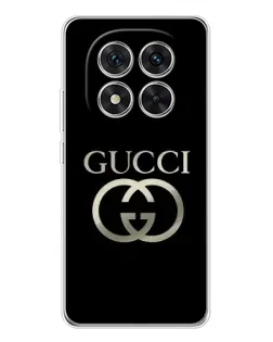 Чехол для Xiaomi Redmi Note 14 Pro с картинкой «Gucci — золото на черном» Чехол для Xiaomi Redmi Note 14 Pro с картинкой «Gucci — золото на черном»