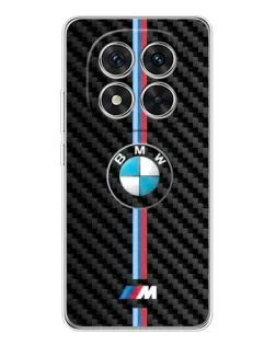 Чехол для Xiaomi Redmi Note 14 Pro с картинкой «Эмблема BMW и карбон»