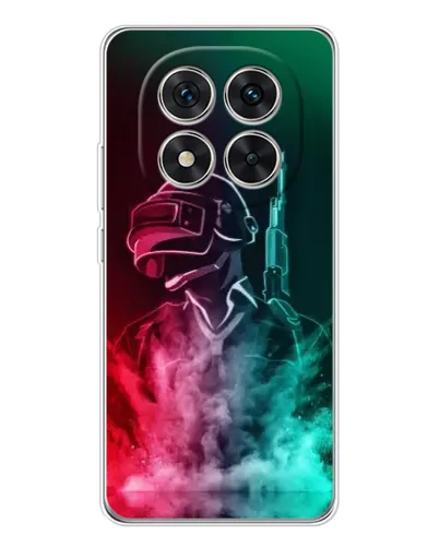 Чехол для Xiaomi Redmi Note 14 Pro с картинкой «PUBG — огненный воин»