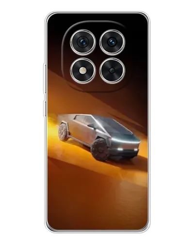 Чехол для Xiaomi Redmi Note 14 Pro с картинкой «Cybertruck в пустыне»