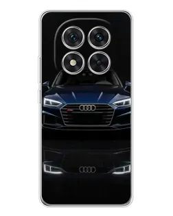 Чехол для Xiaomi Redmi Note 14 Pro с картинкой «Audi — ночное отражение»