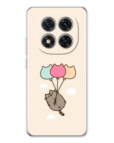 Чехол для Xiaomi Redmi Note 14 Pro с картинкой «Пушин на шариках»