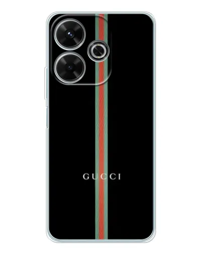 Чохол для Xiaomi Redmi Note 14 SE 5G з картинкою «Gucci — строга лінія» Чохол для Xiaomi Redmi Note 14 SE 5G з картинкою «Gucci — строга лінія»