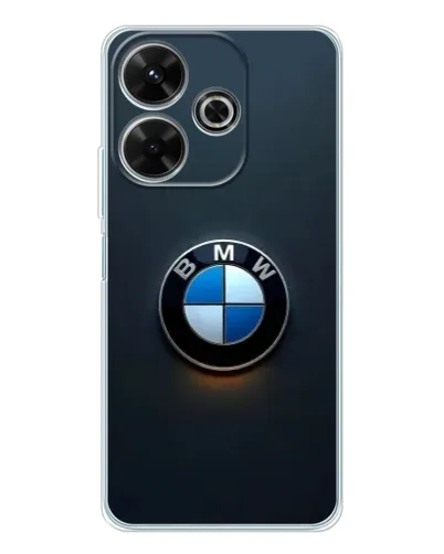 Чехол для Xiaomi Redmi Note 14 SE 5G с картинкой «Логотип BMW — минимализм»