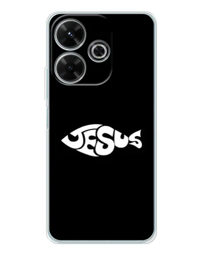 Чохол для Xiaomi Redmi Note 14 SE 5G з картинкою «Риба Jesus» Чохол для Xiaomi Redmi Note 14 SE 5G з картинкою «Риба Jesus»