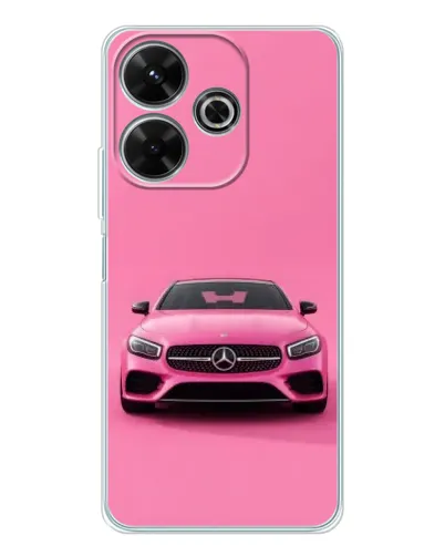 Чохол для Xiaomi Redmi Note 14 SE 5G з картинкою «Рожевий Mercedes AMG» Чохол для Xiaomi Redmi Note 14 SE 5G з картинкою «Рожевий Mercedes AMG»