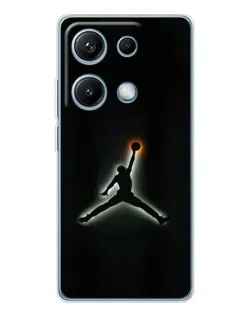 Чехол для Xiaomi Redmi Note 14S с картинкой «Jordan Gradient Logo»