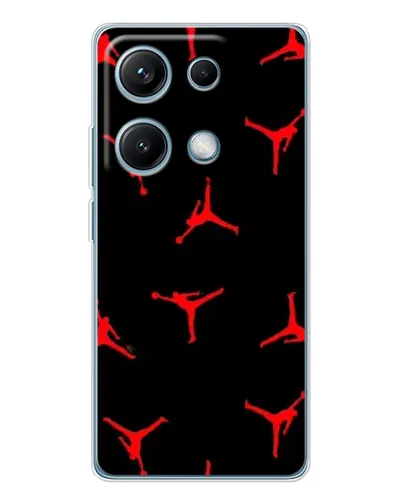 Чехол для Xiaomi Redmi Note 14S с картинкой «Jordan Red Pattern» Чехол для Xiaomi Redmi Note 14S с картинкой «Jordan Red Pattern»