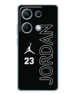 Чехол для Xiaomi Redmi Note 14S с картинкой «Jordan Vertical»