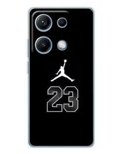 Чехол для Xiaomi Redmi Note 14S с картинкой «Jordan Flight 23»