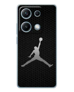 Чехол для Xiaomi Redmi Note 14S с картинкой «Jordan Dark Carbon»