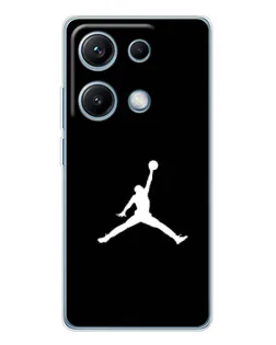 Чехол для Xiaomi Redmi Note 14S с картинкой «Jordan Silhouette»