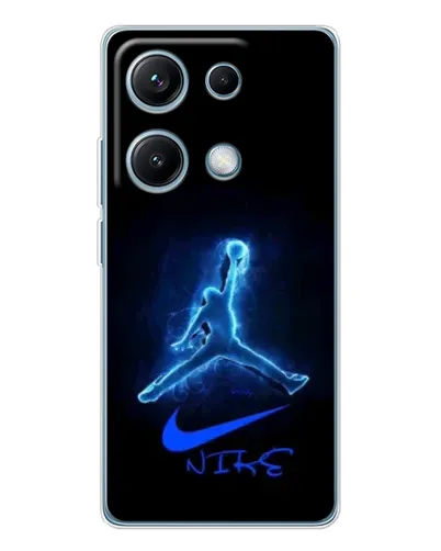 Чехол для Xiaomi Redmi Note 14S с картинкой «Jordan Neon Blue» Чехол для Xiaomi Redmi Note 14S с картинкой «Jordan Neon Blue»