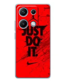 Чехол для Xiaomi Redmi Note 14S с картинкой «Nike Just Do It»