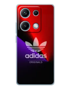 Чехол для Xiaomi Redmi Note 14S с картинкой «Adidas Red Neon»