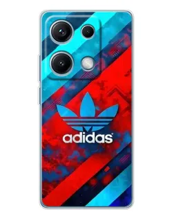Чехол для Xiaomi Redmi Note 14S с картинкой «Абстракция Adidas»