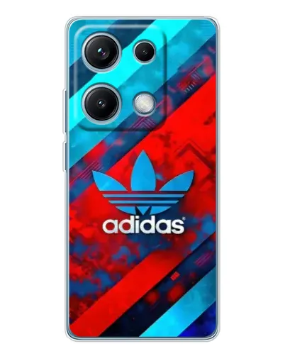 Чехол для Xiaomi Redmi Note 14S с картинкой «Абстракция Adidas»