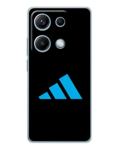 Чехол для Xiaomi Redmi Note 14S с картинкой «Adidas Cyan Logo»