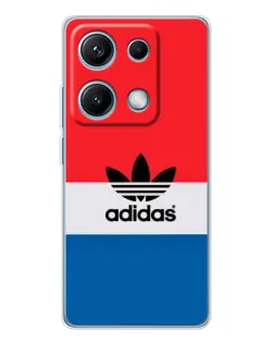 Чехол для Xiaomi Redmi Note 14S с картинкой «Ретро блоки Adidas»