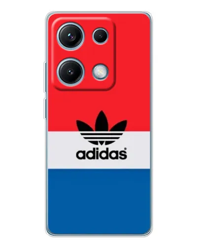 Чехол для Xiaomi Redmi Note 14S с картинкой «Ретро блоки Adidas»