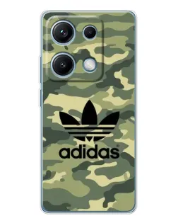 Чехол для Xiaomi Redmi Note 14S с картинкой «Милитари стиль Adidas»