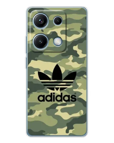 Чехол для Xiaomi Redmi Note 14S с картинкой «Милитари стиль Adidas»