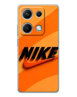 Чехол для Xiaomi Redmi Note 14S с картинкой «Оранжевый драйв Nike» Чехол для Xiaomi Redmi Note 14S с картинкой «Оранжевый драйв Nike»