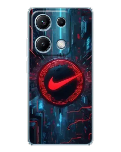 Чехол для Xiaomi Redmi Note 14S с картинкой «Техногенный стиль Nike» Чехол для Xiaomi Redmi Note 14S с картинкой «Техногенный стиль Nike»