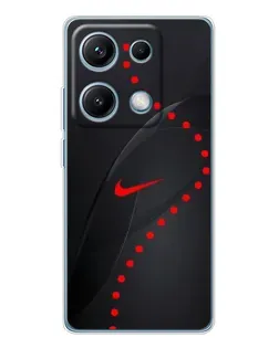 Чехол для Xiaomi Redmi Note 14S с картинкой «Абстрактный дизайн Nike»