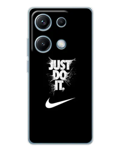 Чехол для Xiaomi Redmi Note 14S с картинкой «Текстовый принт Nike» Чехол для Xiaomi Redmi Note 14S с картинкой «Текстовый принт Nike»