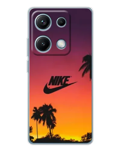 Чехол для Xiaomi Redmi Note 14S с картинкой «Nike на закате солнца» Чехол для Xiaomi Redmi Note 14S с картинкой «Nike на закате солнца»