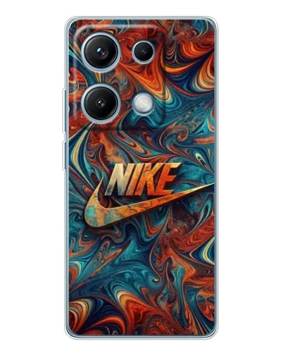 Чехол для Xiaomi Redmi Note 14S с картинкой «Nike в абстракции» Чехол для Xiaomi Redmi Note 14S с картинкой «Nike в абстракции»