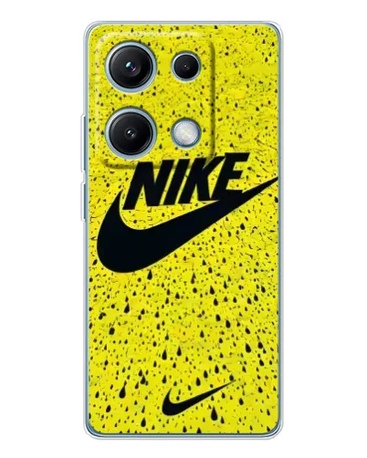 Чехол для Xiaomi Redmi Note 14S с картинкой «Желтый текстурный Nike» Чехол для Xiaomi Redmi Note 14S с картинкой «Желтый текстурный Nike»