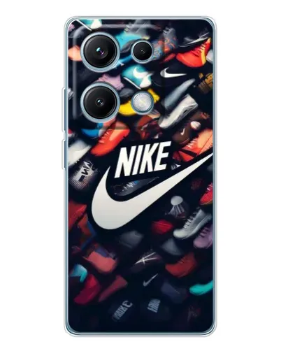 Чехол для Xiaomi Redmi Note 14S с картинкой «Коллекция кроссовок Nike» Чехол для Xiaomi Redmi Note 14S с картинкой «Коллекция кроссовок Nike»