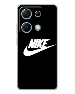 Чохол для Xiaomi Redmi Note 14S з картинкою «Мазки фарби Nike»