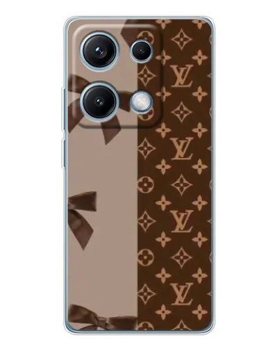 Чехол для Xiaomi Redmi Note 14S с картинкой «Louis Vuitton — банты»