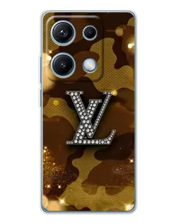 Чехол для Xiaomi Redmi Note 14S с картинкой «Камуфляжный Louis Vuitton»