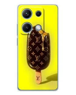 Чехол для Xiaomi Redmi Note 14S с картинкой «Мороженое от LV»
