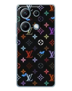 Чехол для Xiaomi Redmi Note 14S с картинкой «Цветная монограмма LV»