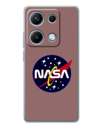 Чехол для Xiaomi Redmi Note 14S с картинкой «NASA — ретро космос»