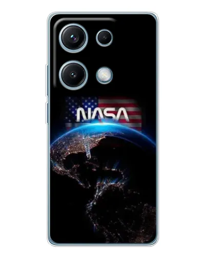 Чехол для Xiaomi Redmi Note 14S с картинкой «Земля из космоса NASA»