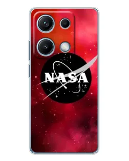 Чехол для Xiaomi Redmi Note 14S с картинкой «NASA — красная туманность»