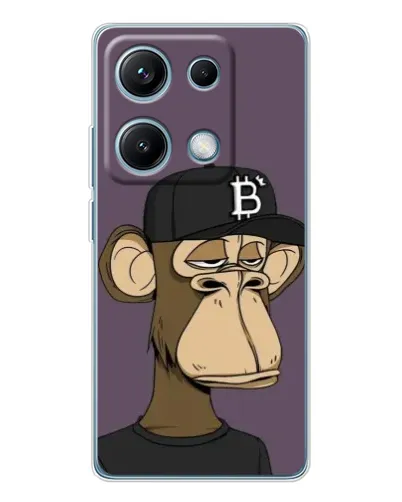 Чехол для Xiaomi Redmi Note 14S с картинкой «Bored Ape в кепке» Чехол для Xiaomi Redmi Note 14S с картинкой «Bored Ape в кепке»